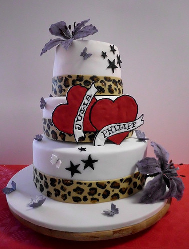 Rockabilly Wedding Cakes
 owl rockabilly wedding cake
