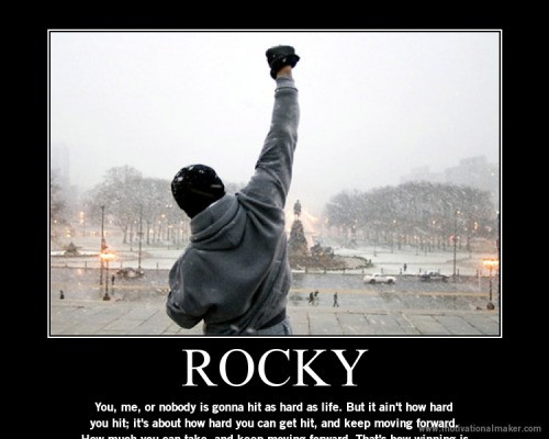 Rocky Motivational Quotes
 Rocky Balboa Quotes QuotesGram