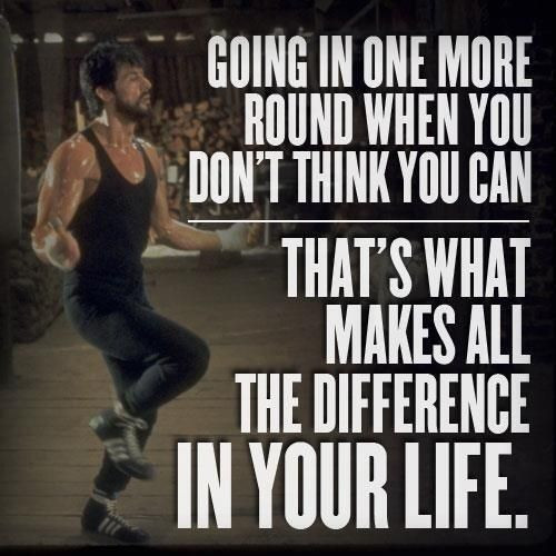 Rocky Motivational Quotes
 Rocky quote rocky quotes Pinterest