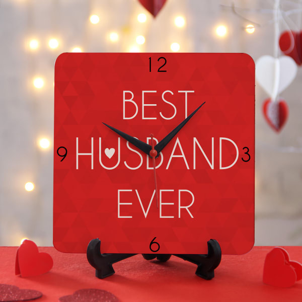 Romantic Birthday Gifts For Husband
 Best Husband Clock Gift Send Home and Living Gifts line