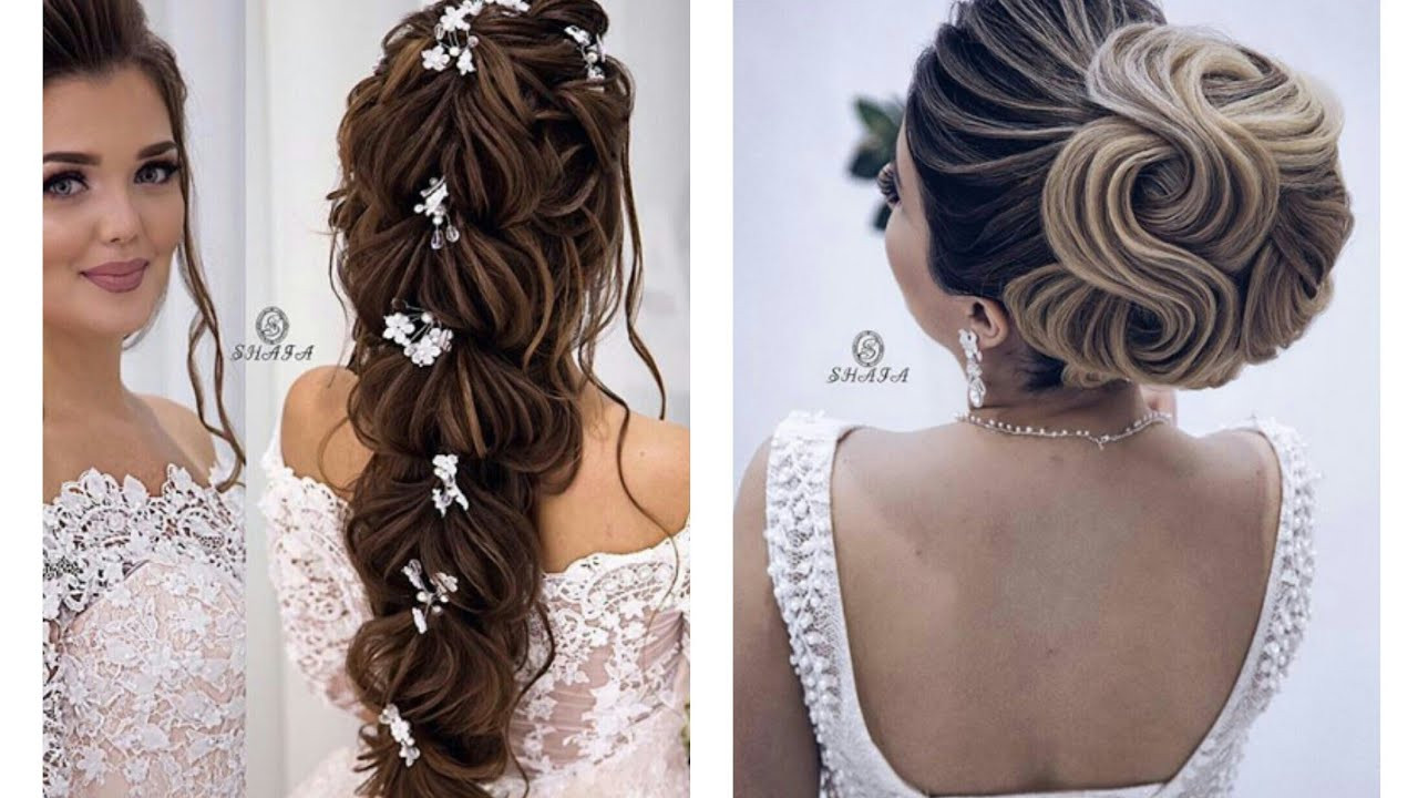 Romantic Bridesmaid Hairstyles
 Romantic wedding hairstyles 2018