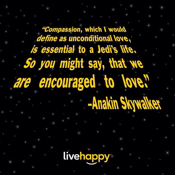 Romantic Star Wars Quotes
 Star Wars quote Live Happy
