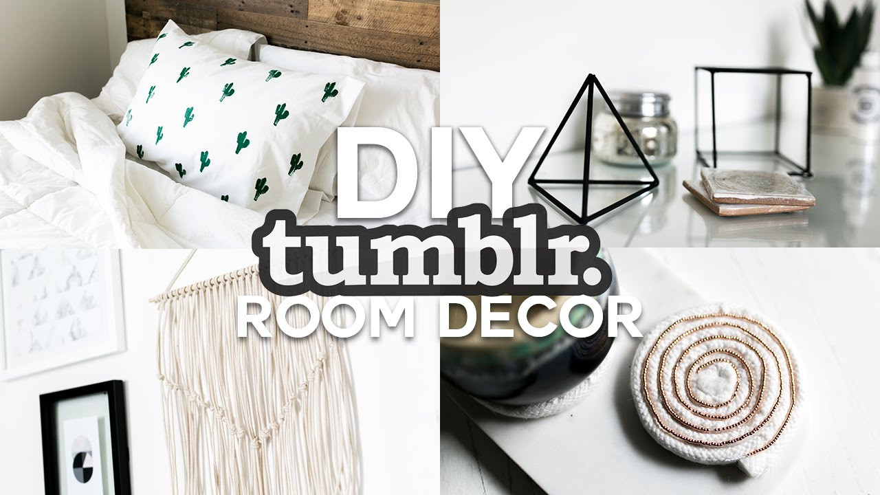 Room Decor DIY Tumblr
 DIY Tumblr Inspired Room Decor Minimal & Simple 2016