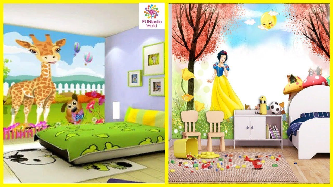 Room Decorating Ideas For Kids
 Cute Wallpaper Designs for Kids Bedroom Children Room