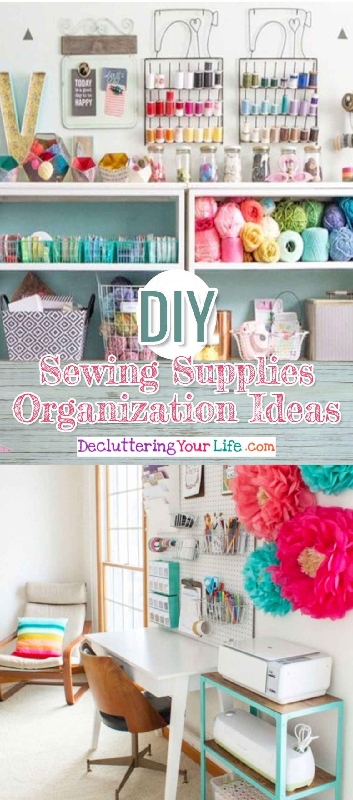 Room Organization Ideas DIY
 DIY Craftroom Organization Unexpected & Creative Ways to