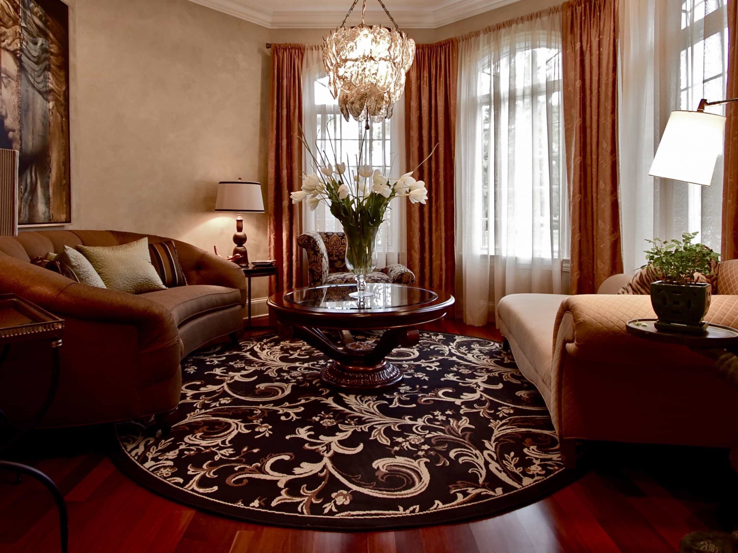 Round Rug In Living Room
 Rugs And Carpet What You Have to Think Before Choose a