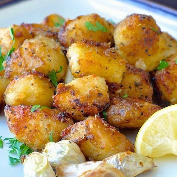 Russet Potato Side Dishes
 Ever Ready Lemon Herb Roasted Potatoes and Souvlaki