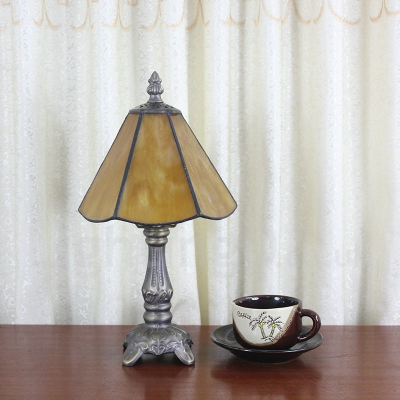 Rustic Bedroom Lamps
 6inch Handmade Rustic Retro Tiffany Table Lamp Yellow Lamp