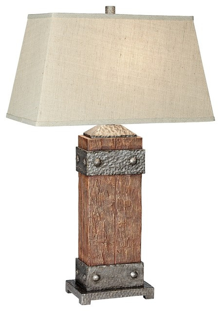 Rustic Bedroom Lamps
 Rockledge Fruitwood Rustic Table Lamp Traditional