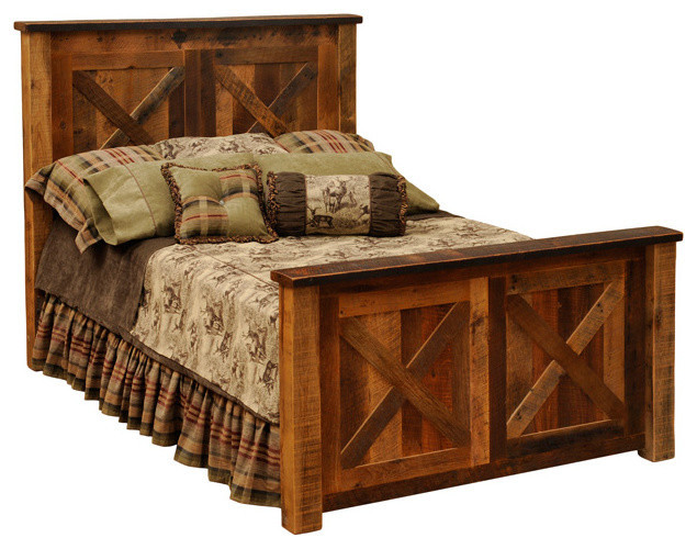 Rustic King Size Bedroom Sets
 Fireside Lodge Furniture pany Barndoor Reclaimed Wood