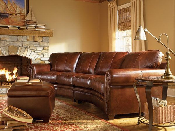 Rustic Leather Living Room Furniture
 rustic leather living room furniture using curved
