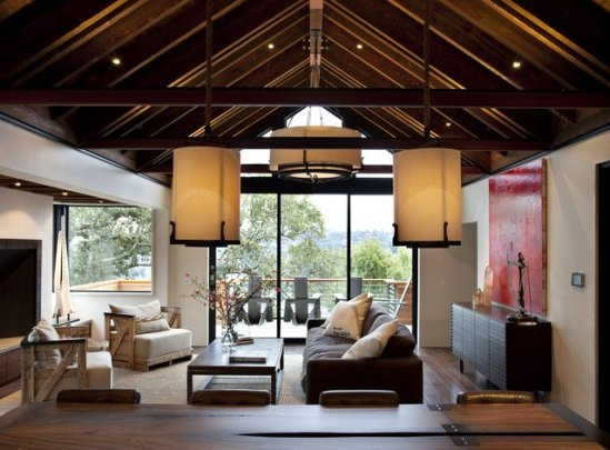 Rustic Living Room Ceiling Lighting
 How to add architectural details to your home