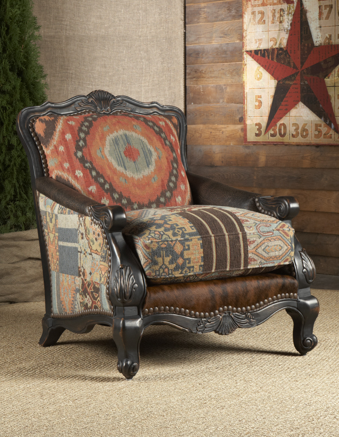 Rustic Living Room Chair
 Southwestern Buckley Chair