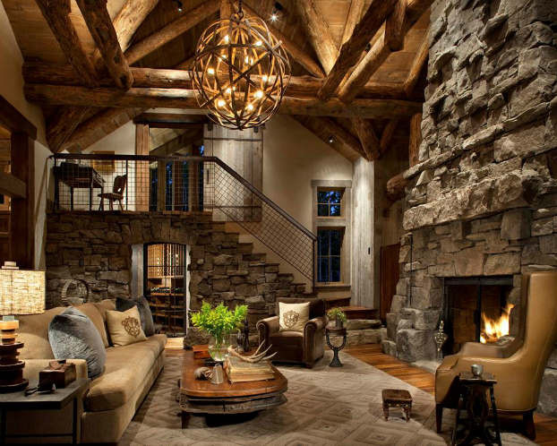 Rustic Living Room Design
 40 Awesome Rustic Living Room Decorating Ideas Decoholic