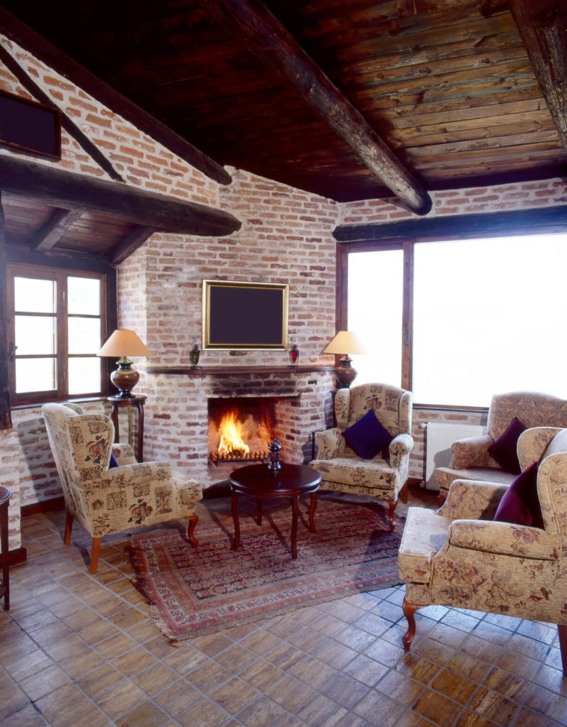 Rustic Living Room With Fireplace
 25 Sublime Rustic Living Room Design Ideas