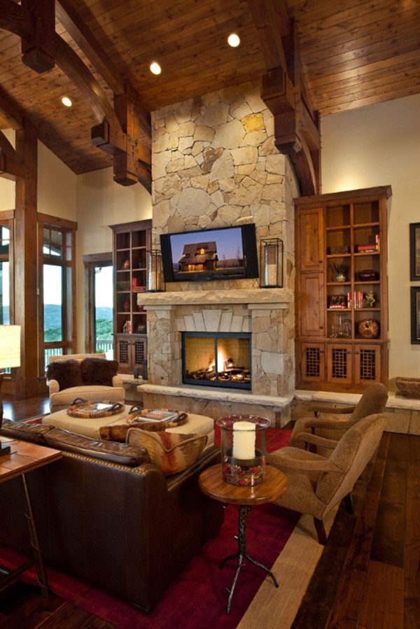 Rustic Living Room With Fireplace
 35 Classy Rustic Living Room Design Ideas Interior Vogue