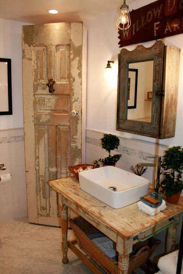 Rustic Small Bathroom
 30 Inspiring Rustic Bathroom Ideas for Cozy Home