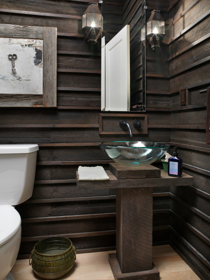 Rustic Small Bathroom
 RUSTIC SMALL BATHROOM IDEAS