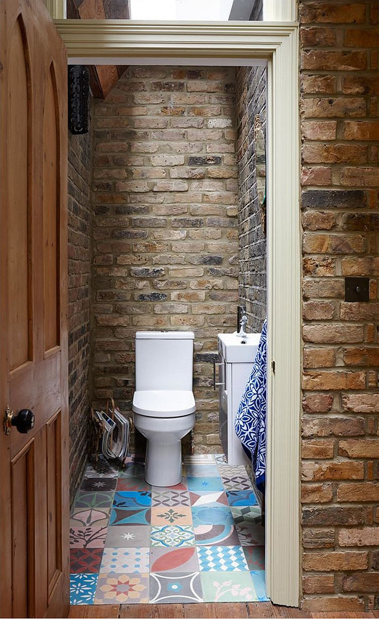 Rustic Small Bathroom
 Semi Detached London Terrace House Gets a Bright Modern