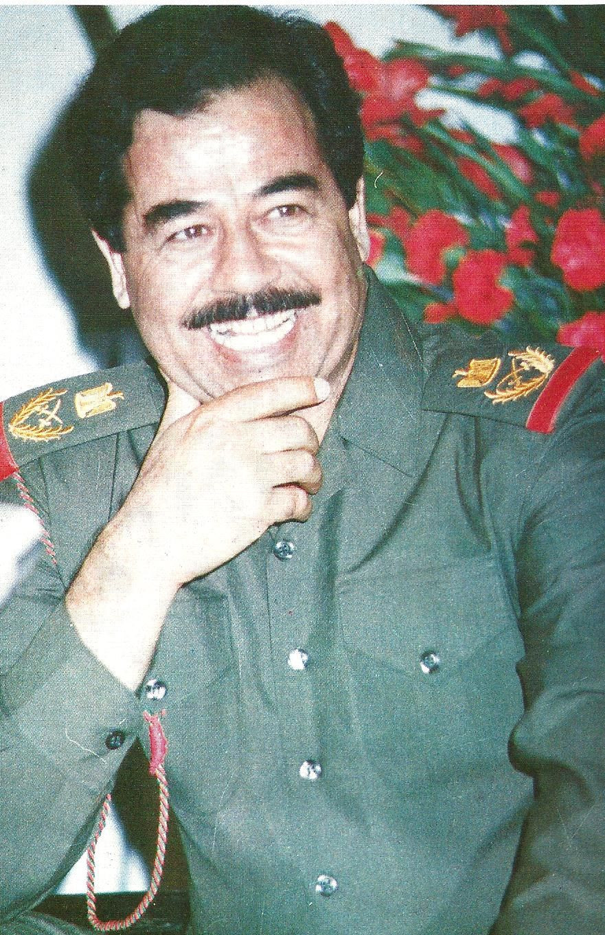 Saddam Hussein Quote
 Pin by fareed Art on Saddam Hussein with his people