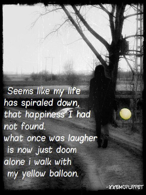Saddest Emo Quotes
 unidentified Unidentified Sad emo sadness Picture Quotes