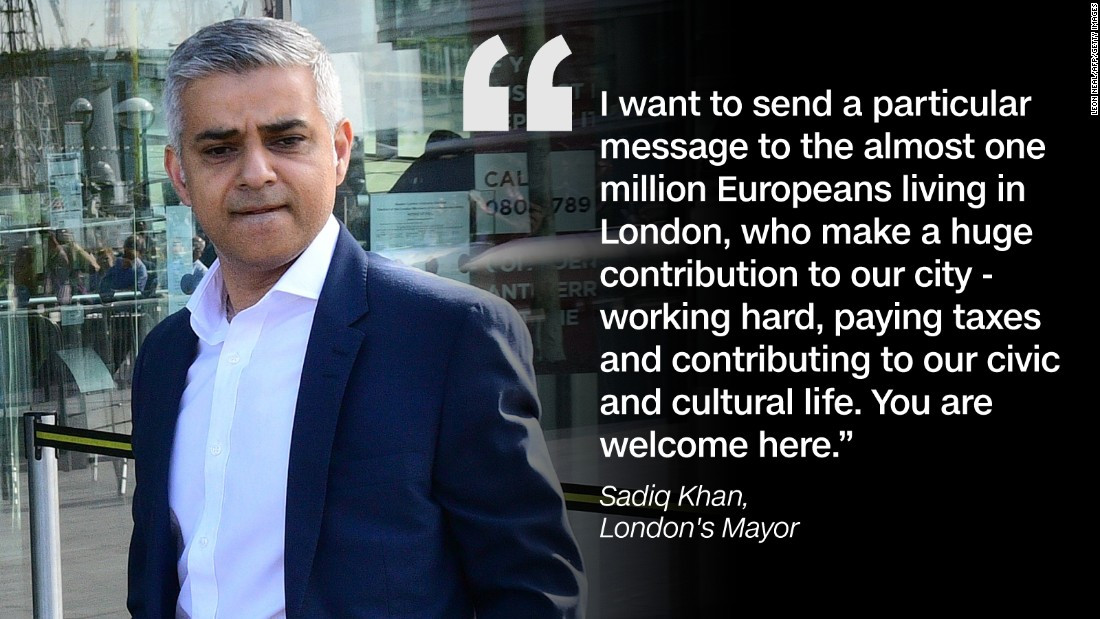 Sadiq Khan Quotes
 Brexit A very British fiasco CNN