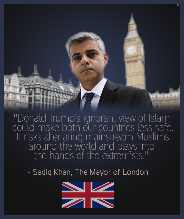 Sadiq Khan Quotes
 Donald Trump London Mayor Sadiq Khan by alterbr33d on