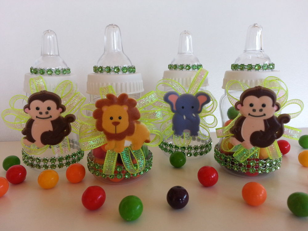 Safari Baby Shower Party Favors
 12 Fillable Bottles Baby Shower Favors Prizes Games Safari