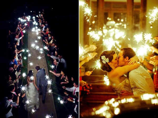 Safe Sparklers Wedding
 Sparkling Ideas for Your Wedding