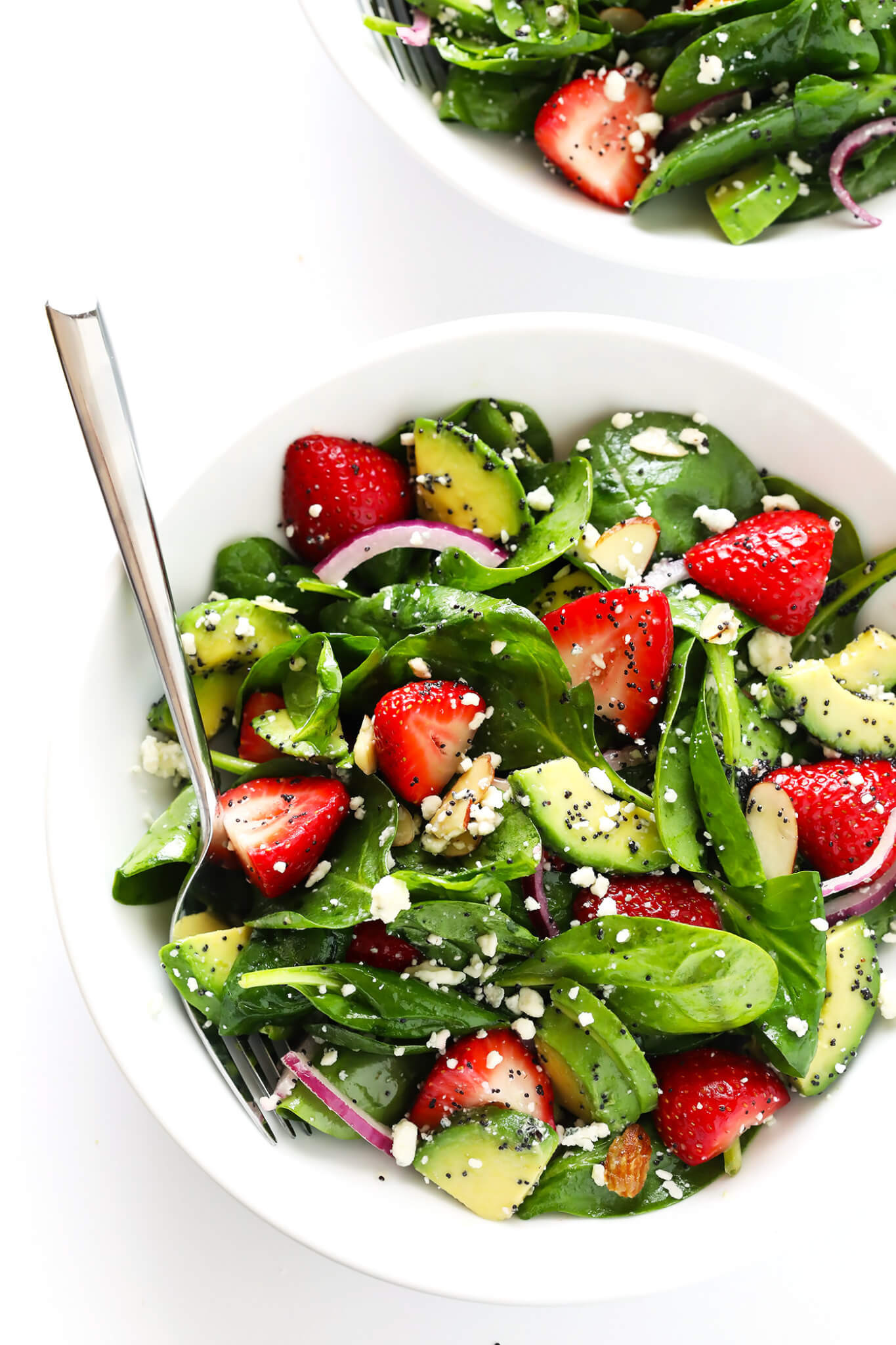 Salad Dressings For Spinach Salad
 Avocado Strawberry Spinach Salad with Poppyseed