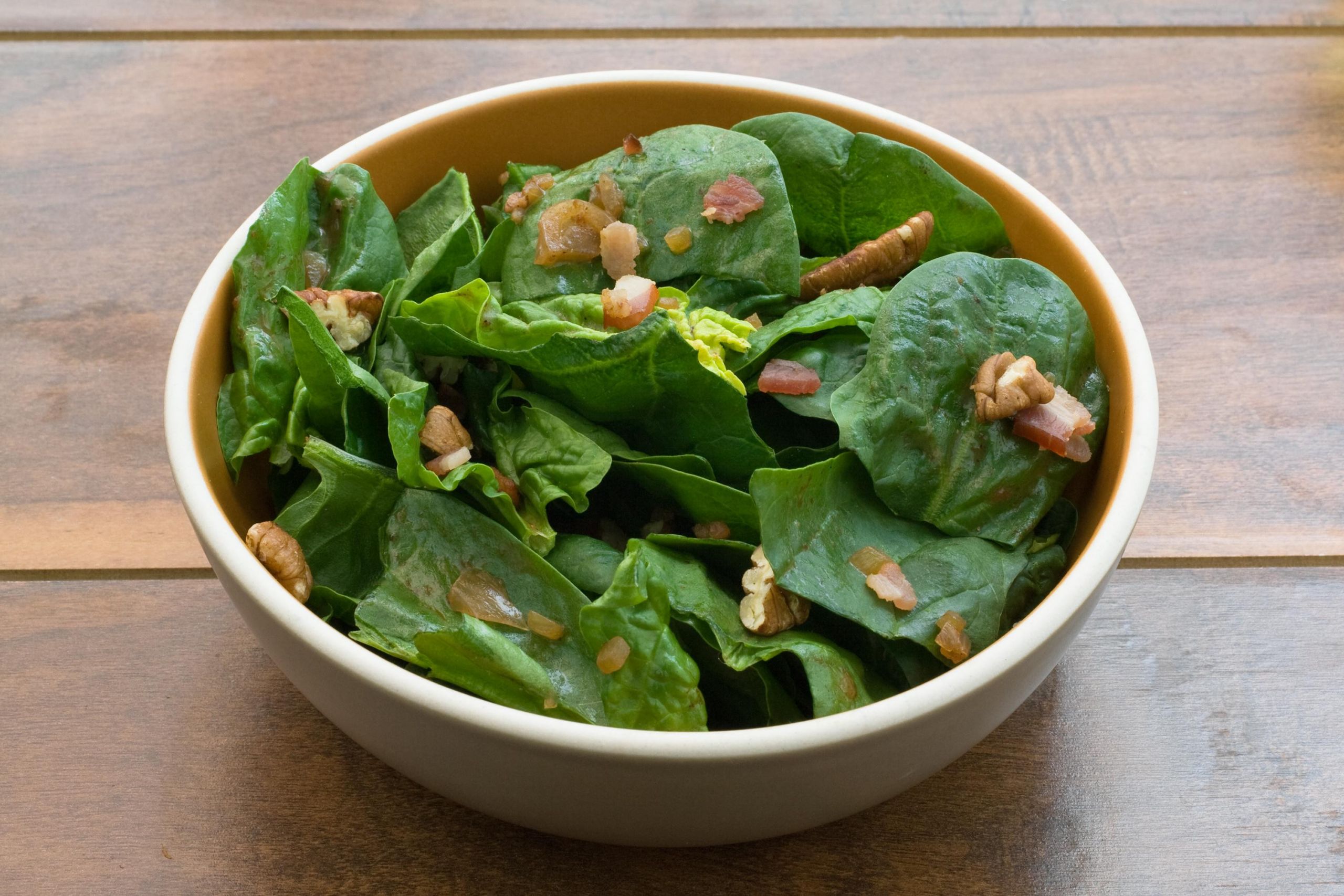 Salad Dressings For Spinach Salad
 Spinach Salad with Warm Bacon Vinaigrette Recipe CHOW
