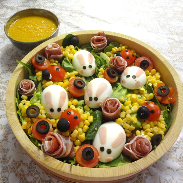 Salads For Easter
 Easter Salad and Ginger dressing Working Mom s Edible Art