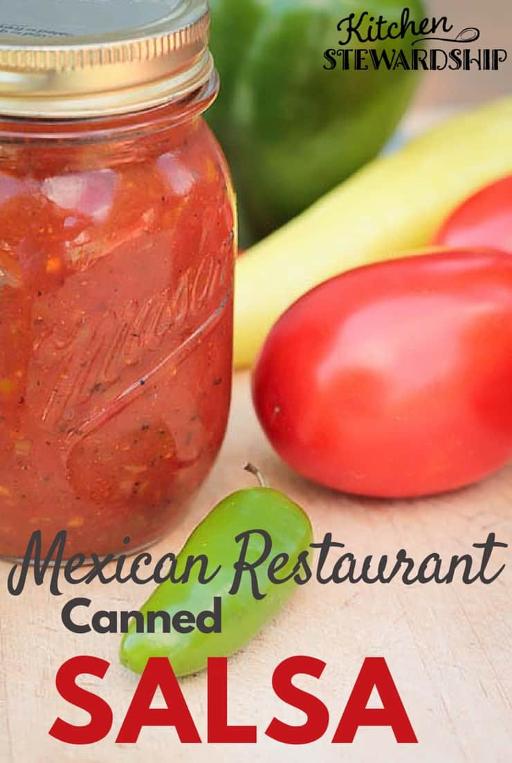 Salsa Recipe Canning
 Easy Restaurant Style Canned Salsa Recipe
