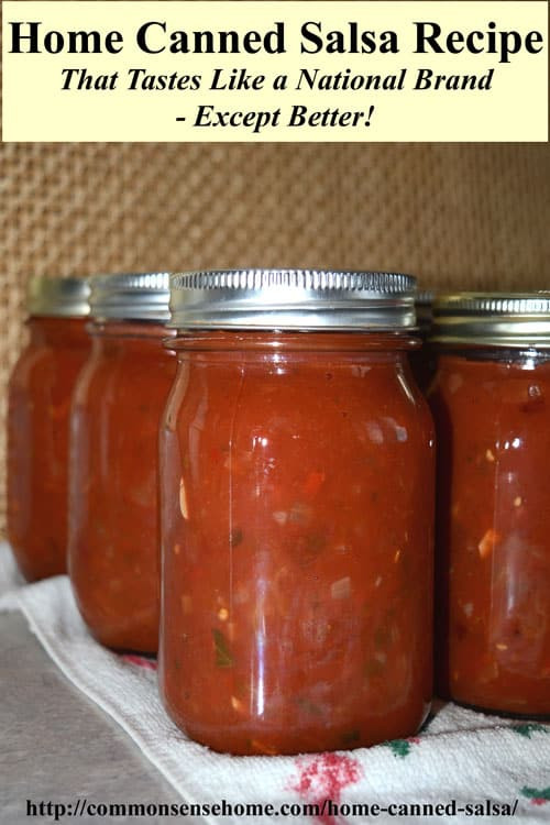 Salsa Recipe Canning
 Home Canned Salsa