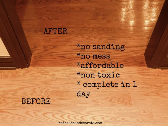 Sanding Wood Floors DIY
 No Sanding Non Toxic Wood Floor Refinishing