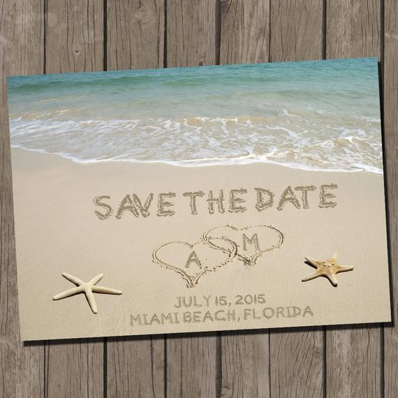 Save The Date Beach Wedding
 Beach Wedding Save the Date Beach Wedding Save by