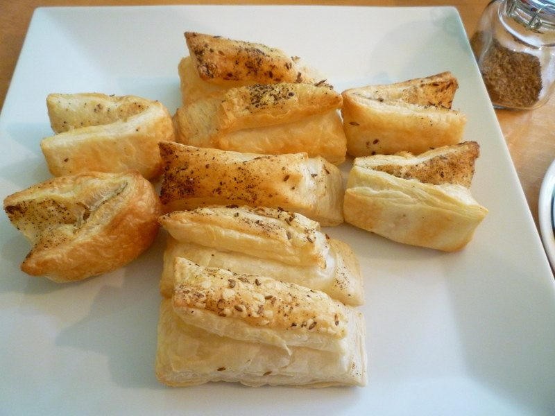 Savory Indian Pastries
 Savoury Puff Pastry Bites Khari biscuits Puff biscuits