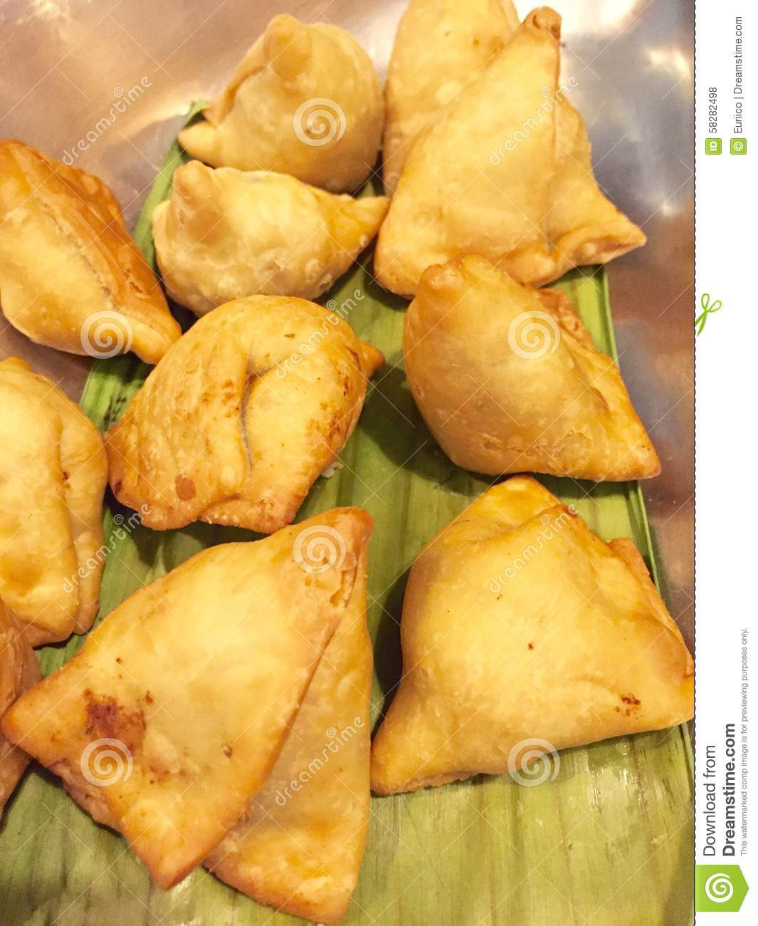 Savory Indian Pastries
 Samosas Indian fast food stock photo Image of usually