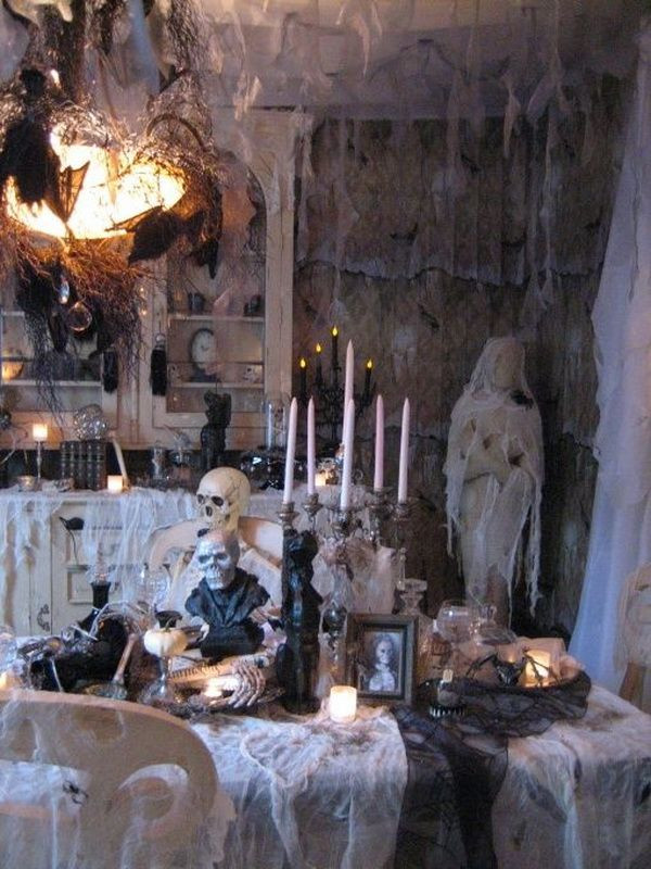 Scary Halloween Party Decoration Ideas
 Good Old Fashioned Scary Vintage Halloween Décor’s a Hit
