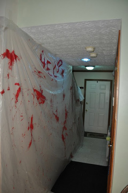 Scary Halloween Party Decoration Ideas
 The Party Hostess Scary Blood Spatter Halloween Decoration