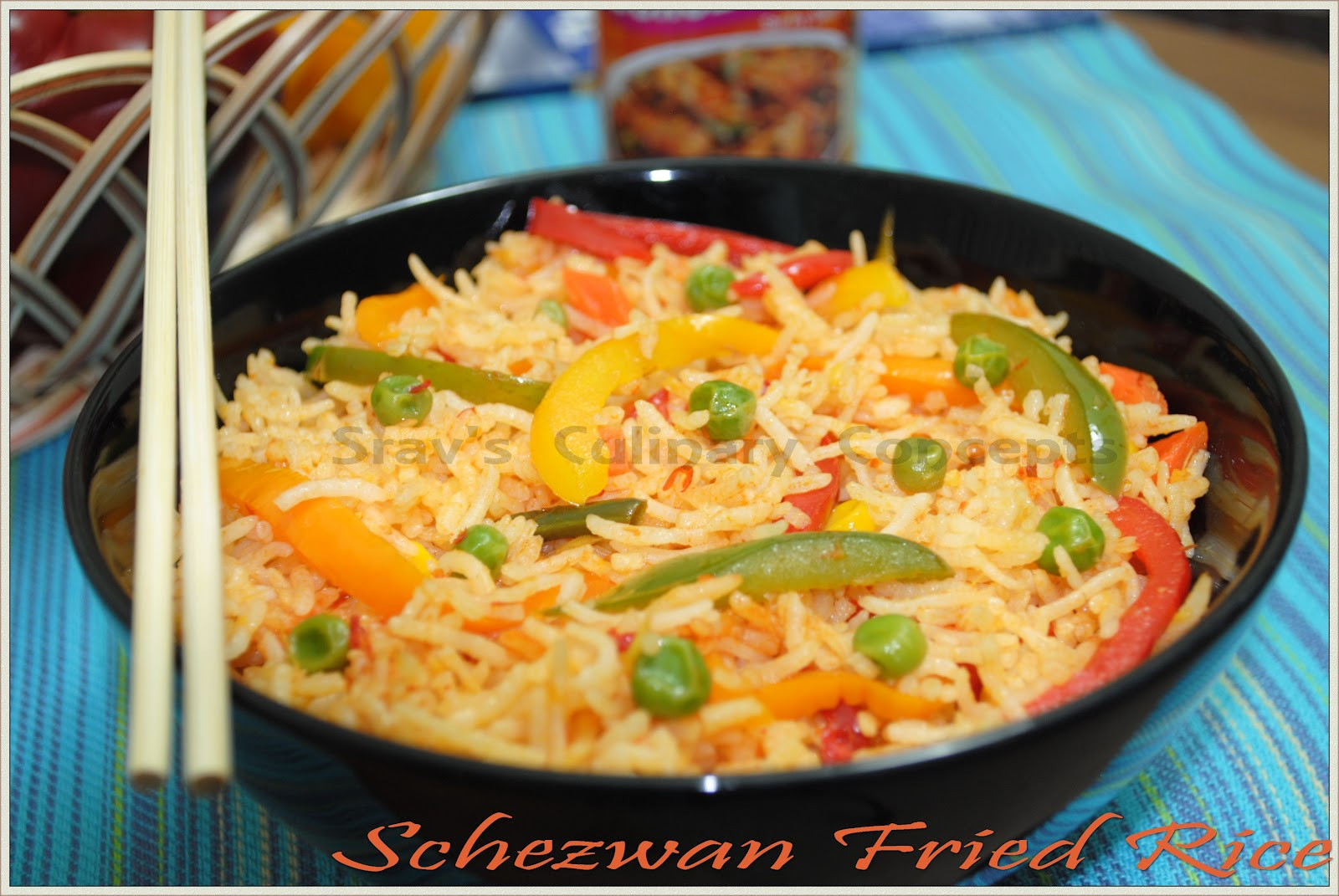 Schezwan Fried Rice
 Srav s Culinary Concepts Schezwan Fried Rice