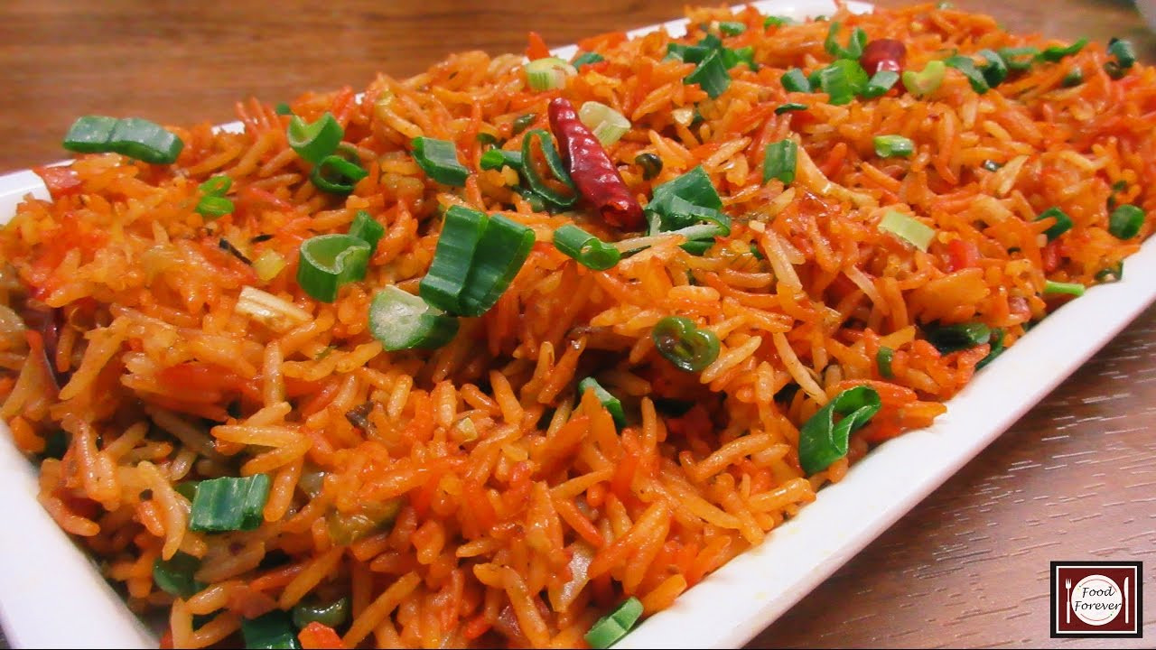 Schezwan Fried Rice
 Schezwan Fried Rice Recipe in Hindi