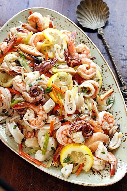 Seafood Menu Ideas For Dinner Party
 marinated seafood salad good for health party menu dinner