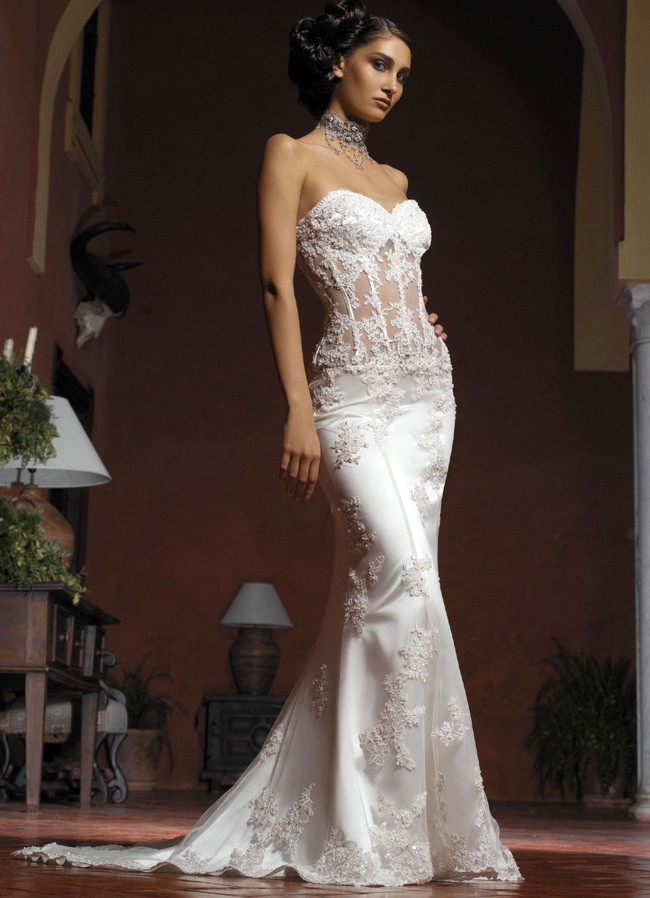 See Through Corset Wedding Dress
 Mermaid Wedding Dresses – An Elegant Choice For Brides