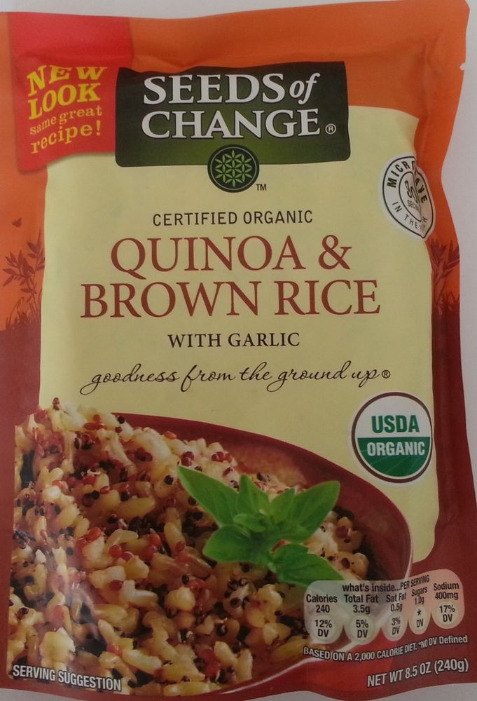 Seeds Of Change Quinoa And Brown Rice
 Seeds Change Organic Quinoa And Brown Rice 1 X 8 5 Oz