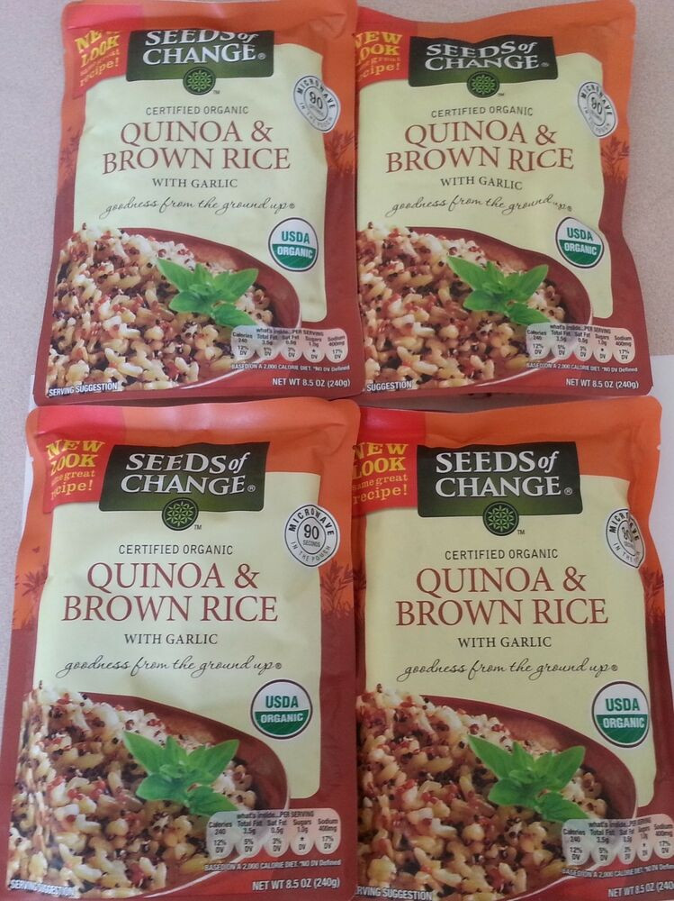 Seeds Of Change Quinoa And Brown Rice
 Seeds Change Organic Quinoa And Brown Rice 4 X 8 5 Oz