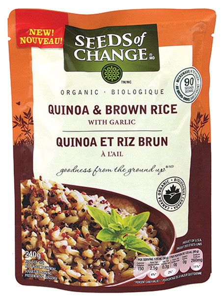 Seeds Of Change Quinoa And Brown Rice
 Organic Dishes Country Grocer