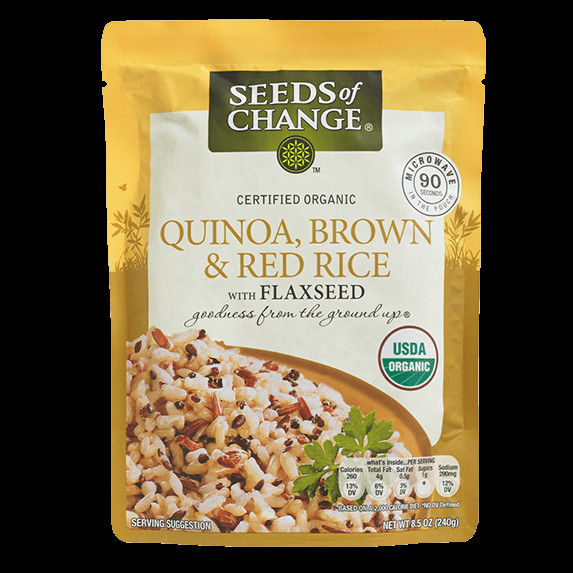 Seeds Of Change Quinoa And Brown Rice
 Organic Flaxseed Quinoa Brown & Red