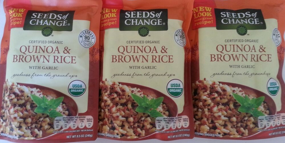 Seeds Of Change Quinoa And Brown Rice
 Seeds Change Organic Quinoa And Brown Rice 3 X 8 5 Oz