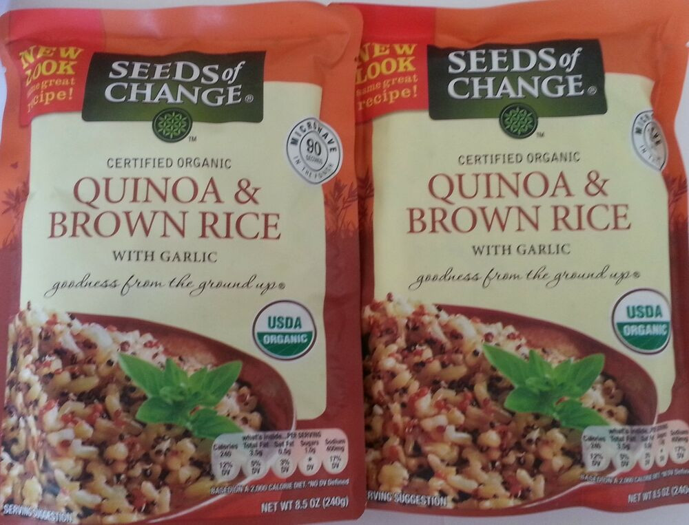 Seeds Of Change Quinoa And Brown Rice
 Seeds Change Organic Quinoa And Brown Rice 2 X 8 5 Oz